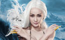 杨幂白发魔女造型曝光