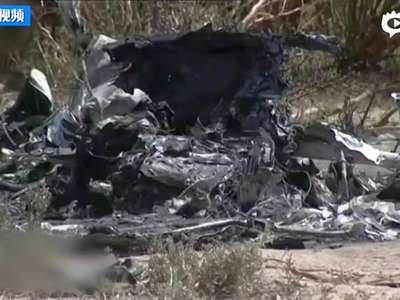 [视频]实拍阿根廷两架直升机高空相撞 数秒即坠毁