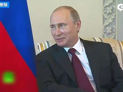 [视频]普京“失踪”10天来首露面 调侃外界传言