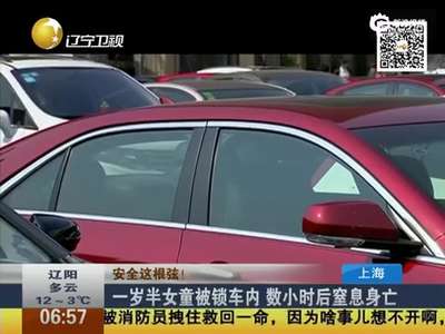 [视频]一岁半女童被父亲遗忘车内 数小时后窒息身亡