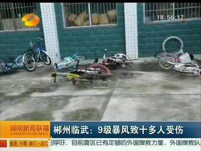 郴州临武：9级暴风致十多人受伤