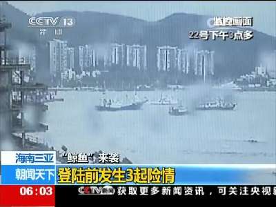 [视频]台风“鲸鱼”来袭