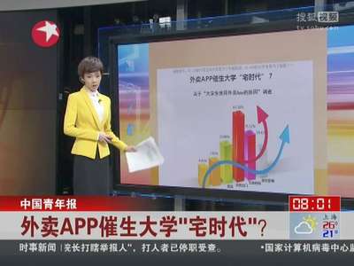 [视频]外卖APP催生大学“宅时代”