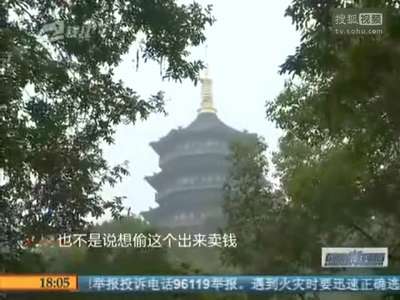 [视频]3名游客偷雷峰塔2块砖 称拿回家供着辟邪