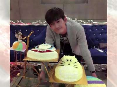 [视频]娜扎为张翰过生日 当众拥吻笑容甜蜜