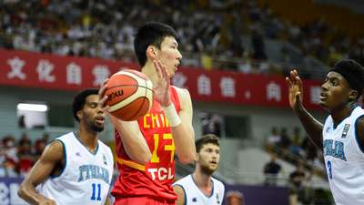 中欧男篮对抗赛- 中国男篮vs意大利 中国男篮v