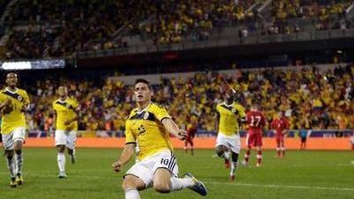 友谊赛-J罗惊天世界波绝杀 哥伦比亚1-0