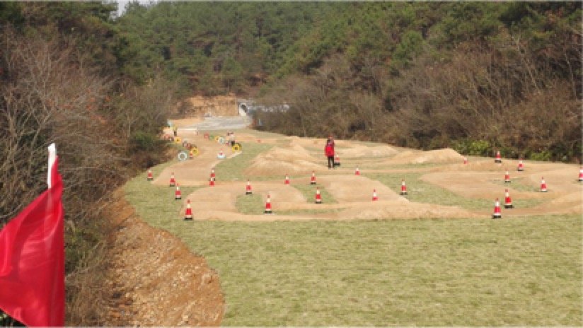 赛克林体育修建的国际山地自行车赛道正式投入使用