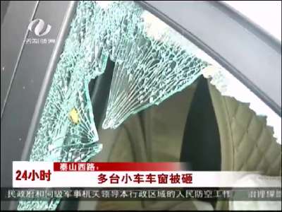 株洲：多台小车车窗被砸 