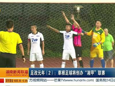 足改元年（2）：草根足球将创办“湘甲”联赛