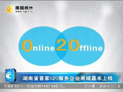 郴州：湖南省首家O2O服务企业商城嘉禾上线