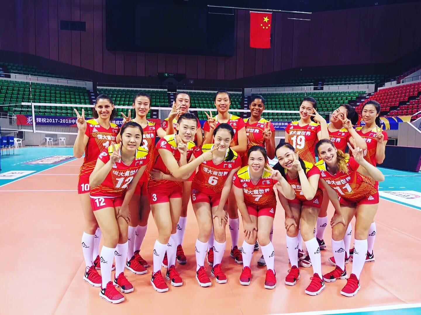 联赛采访ing-广东恒大女排队员龚静