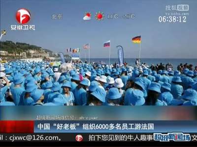 [视频]中国“好老板”组织6000多名员工游法国
