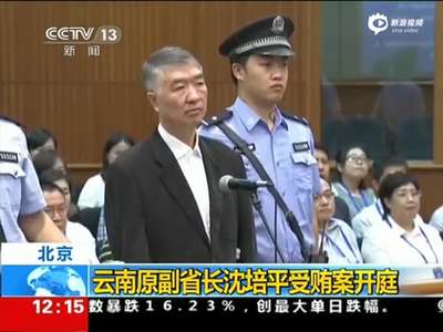 [视频]云南原副省长沈培平受贿1615万受审 头发花白