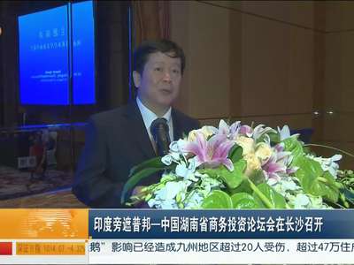 印度旁遮普邦—中国湖南省商务投资论坛会在长沙召开