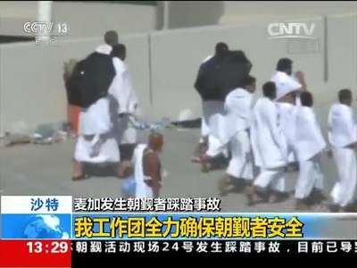 [视频]沙特：踩踏事故暂无中国人死伤