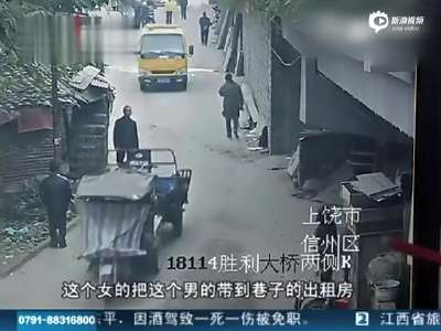 [视频]监拍男子为庆生当街找卖淫女 交易被抓现行 