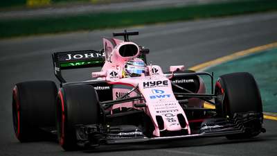 印度力量骚粉登场 佩雷兹驾车格外惹眼