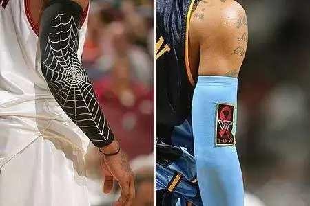 NBA球星酷爱的打球工具: 护膝、护臂