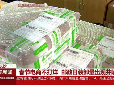 春节电商不打烊 邮政日装卸量出现井喷