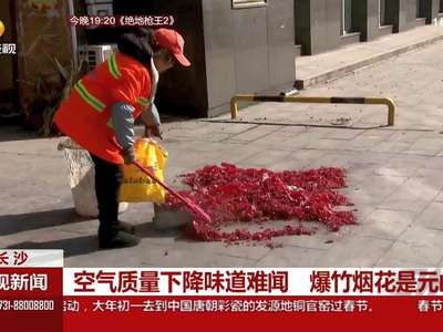 空气质量下降味道难闻 爆竹烟花是元凶
