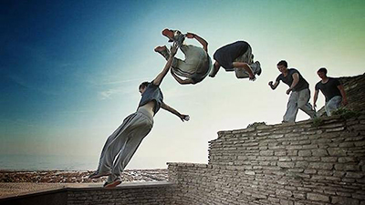 极限跑酷牛人，一般人玩不了