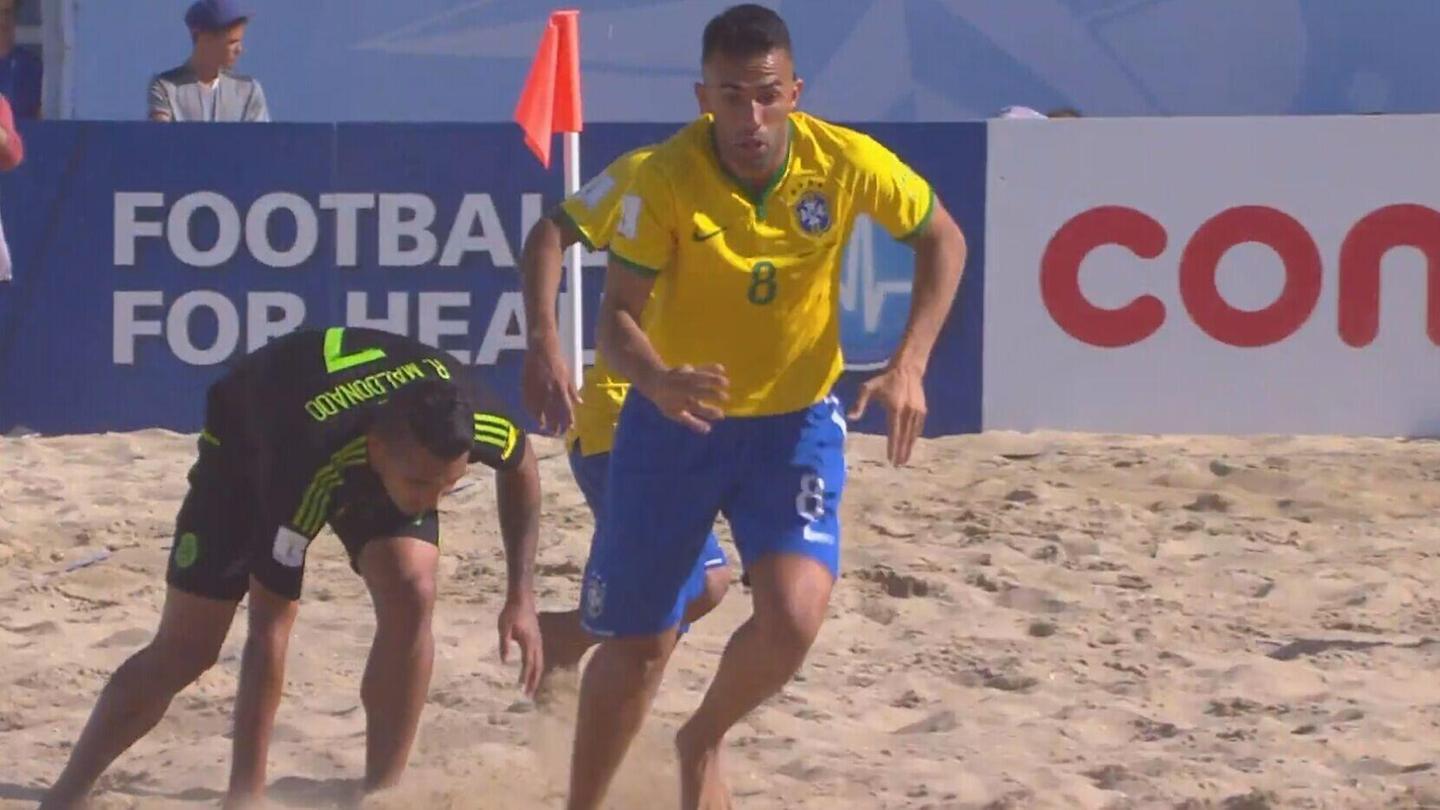巴西沙滩足球队VS墨西哥沙滩足球队_沙滩足球