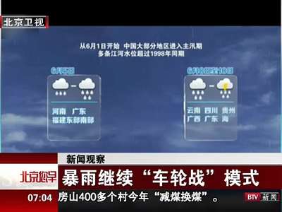 [视频]中央气象台：今天开始 南方再迎两轮强降雨