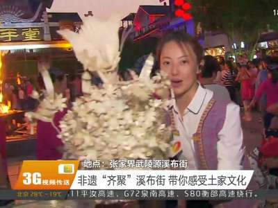 非遗“齐聚”溪布街 带你感受土家文化