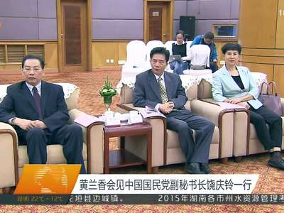 黄兰香会见中国国民党副秘书长饶庆铃一行