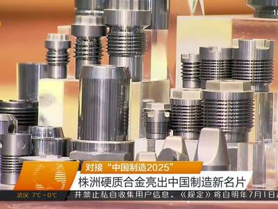 对接“中国制造2025” 株洲硬质合金亮出中国制造新名片