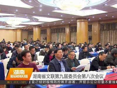 湖南省文联第九届委员会第八次会议