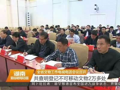 全省文物工作电视电话会议召开 共查明登记不可移动文物2万多处