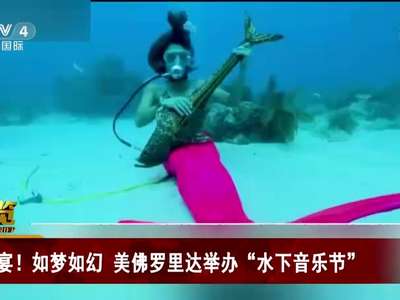 [视频]盛宴！如梦如幻 美佛罗里达举办“水下音乐节”