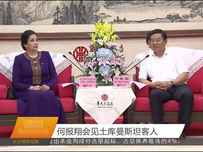 何报翔会见土库曼斯坦客人
