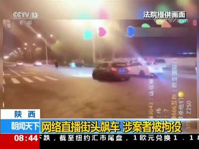 [视频]陕西：网络直播街头飙车 涉案者被拘役