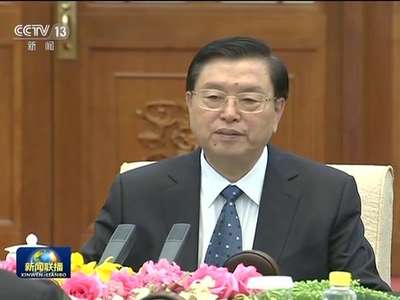 [视频]张德江会见泰国立法议会主席