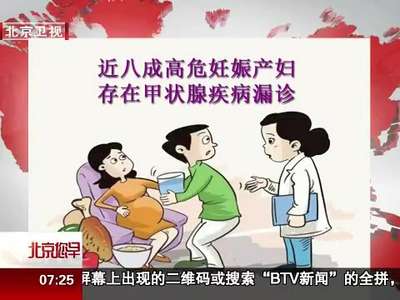 [视频]近八成高危妊娠产妇存在甲状腺疾病漏诊