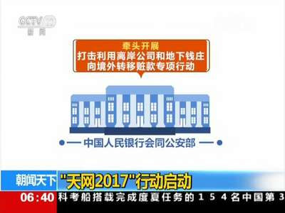[视频]“天网2017”行动启动