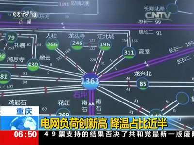 [视频]高温酷热 多地电网负荷创新高