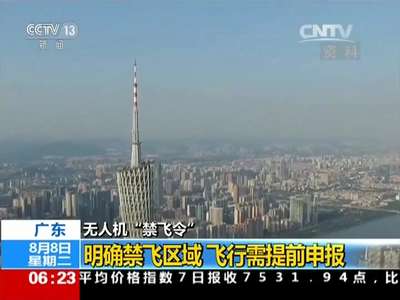 [视频]无人机“禁飞令” 
