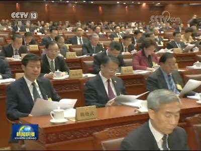 [视频]十二届全国人大常委会第三十次会议举行第三次全体会议