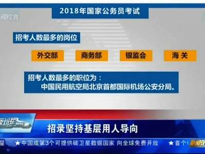 [视频]2018国家公务员考试 已有31万人次报名