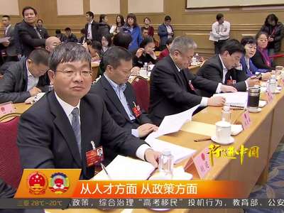 十二届全国人大四次会议湖南代表团举行第三次全体会议 审议《政府工作报告》