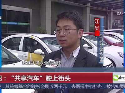 [视频]合肥：“共享汽车”驶上街头