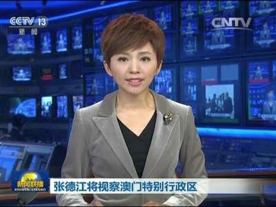 [视频]张德江将视察澳门特别行政区