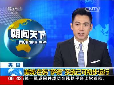 [视频]美媒：在韩“萨德”系统已可初步运行