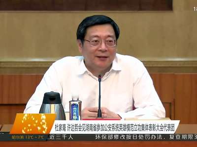 杜家毫 许达哲会见湖南省参加公安系统英雄模范立功集体表彰大会代表团