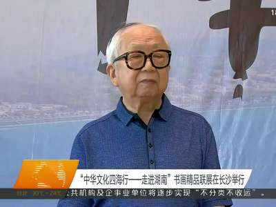 “中华文化四海行——走进湖南”书画精品联展在长沙举行