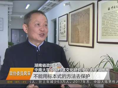 （政协委员风采）胡彬彬：让村落“活”起来